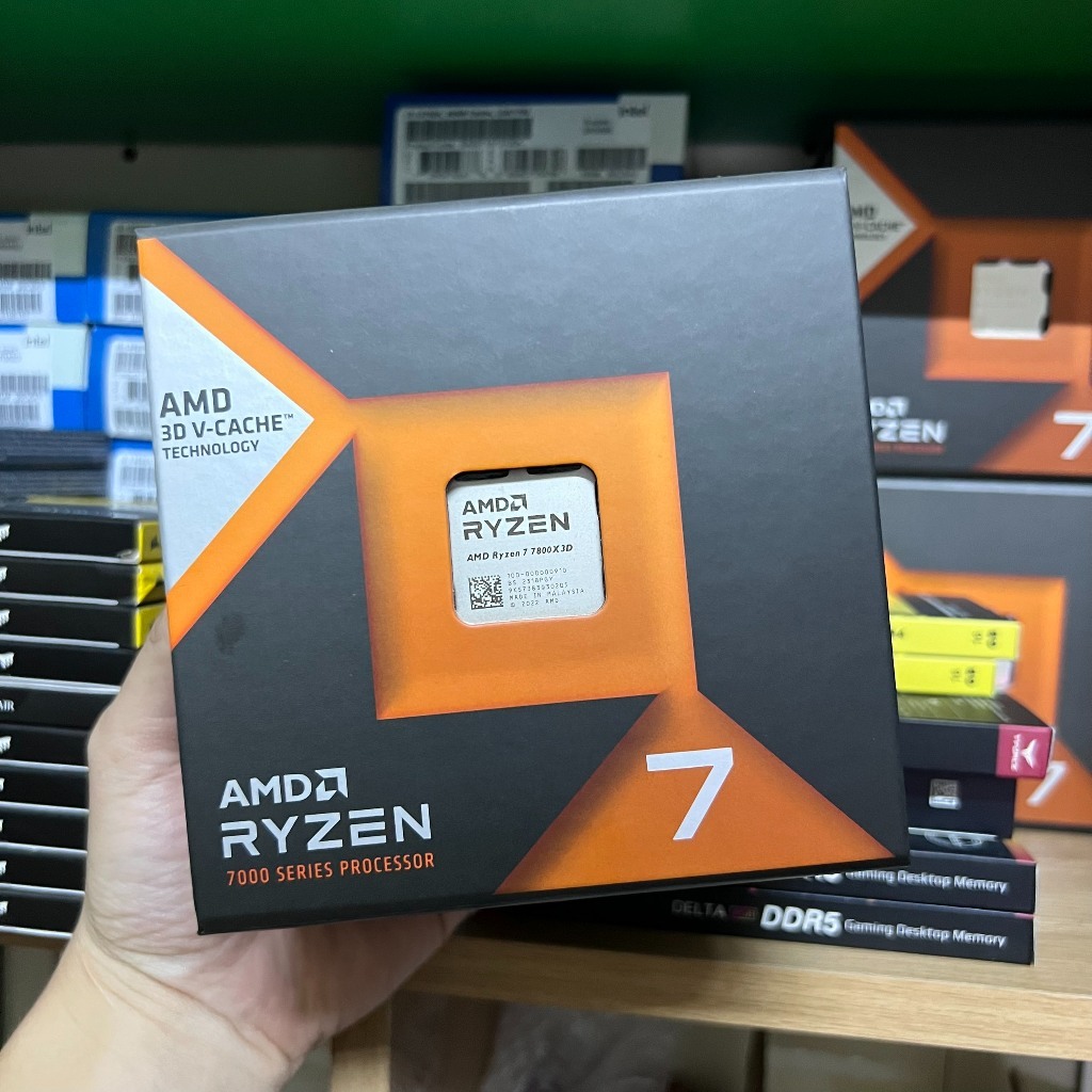 [ถูกที่สุดในไทย]  ของใหม่ ไม่ผ่านการใช้งาน CPU (ซีพียู)  AMD Ryzen 7 7800X3D