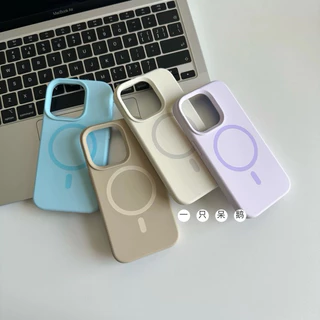 Supercase (แม่เหล็ก) lPhone11-16promax เคสซิลิโคน บุกำมะหยี่ ชาร์จไร้สาย