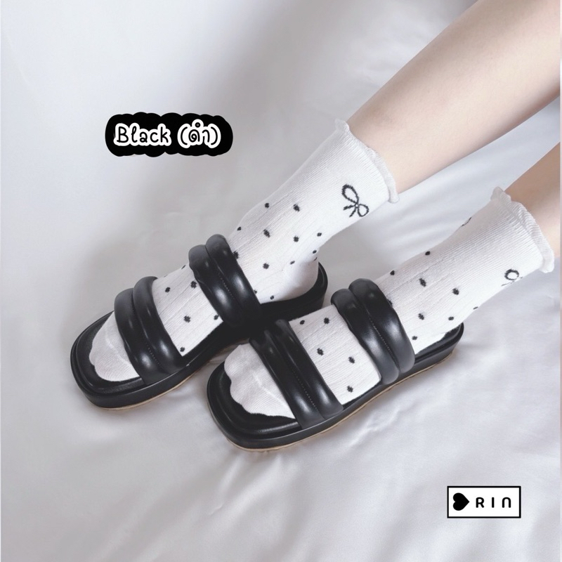 มาใหม่ ❤️🎉รองเท้าส้นตึกสไตล์ minimal นิ่มมาก เบามาก