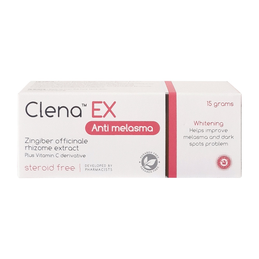 ของแท้ 100% มีหน้าร้าน Clena Ex Anti melasma 15 g ครีมลดฝ้า ลดจุดด่างดำ หมองคล้ำ ฝ้า กระ