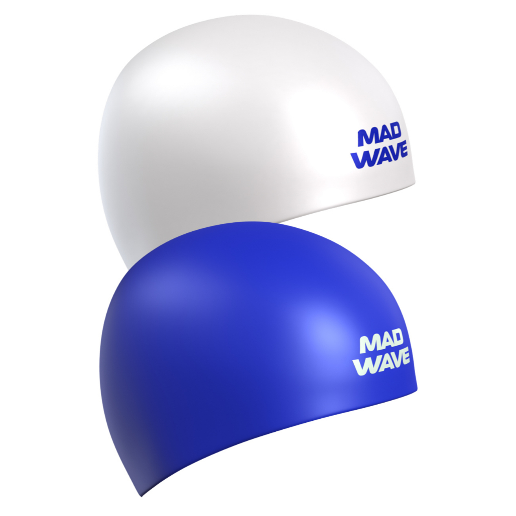 MAD WAVE - หมวกว่ายน้ำใส่ได้สองด้าน พิมพ์ลาย Reverse champion Swimming Cap