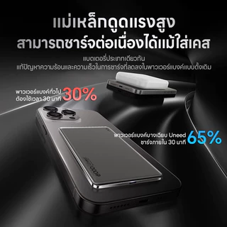 [Qi2 + CCC] UNEED Powerbank เล็กที่สุด แบตสํารอง Magnetic 12000mAh mini พาวเวอร์แบงไร้สาย พาวเวอร์แบงค์