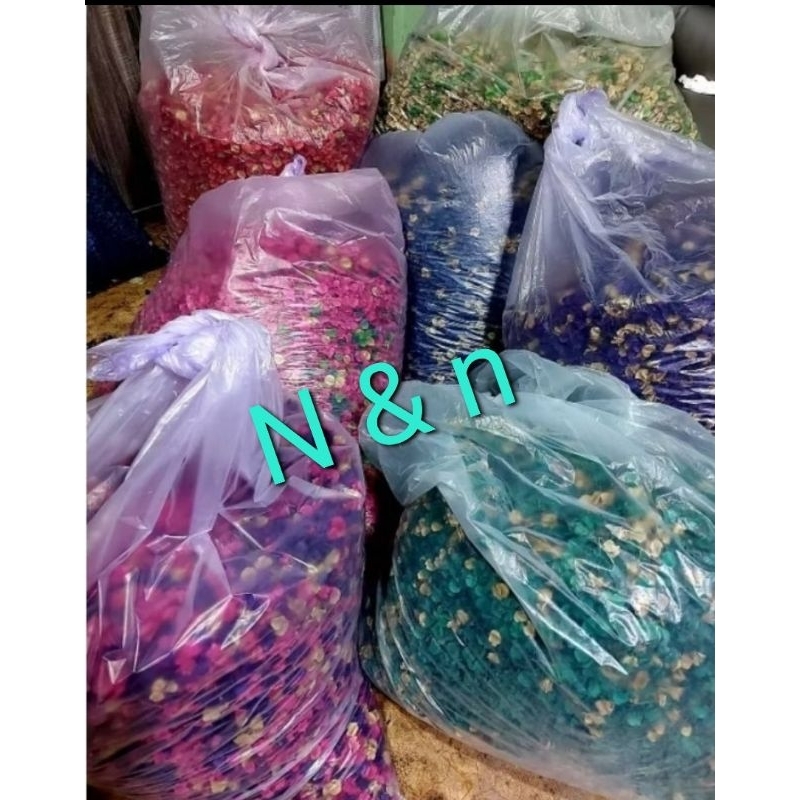 ดอกไม้หอมขนาด1กิโล บุหงากลิ่นหอมนำไปดับกลิ่นปรับกลิ่นให้หอมสดชื่นนำไปใส่ตู้เสื้อผ้าใส่ห้องน้ำใส่ห้องนอนใส่รถยนต์