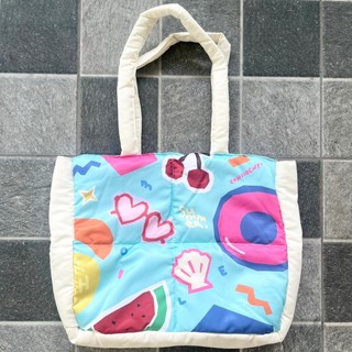 กระเป๋า ใส่ของ ขนาด 10x33x28 ซม. ของพรีเมี่ยม ยูนิลีเว่อร์ กระเป๋าอเนกประสงค์ แบบนิ่ม สีฟ้า