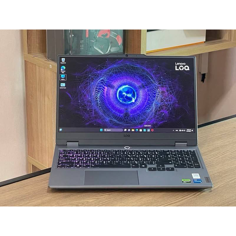 Lenovo LOQ 15IAX9-83GS00CQTA i5-12450HX SSD512GB RAM24GB RTX 3050 (6GB GDDR6) 105 Watt TGP เครื่องให