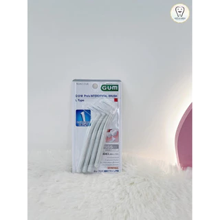 แปรงซอกฟัน GUM Pro L Type (size SSS,SS) GUM Pro’s interdental brush L type