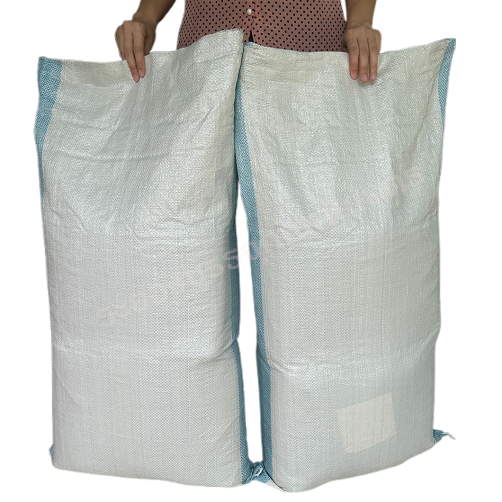 (สินค้ามาใหม่) กระสอบพลาสติก 19.5 x 36 นิ้ว  สีขาว แถบสี แบบนิ่ม ของใหม่ - รูปที่ 7