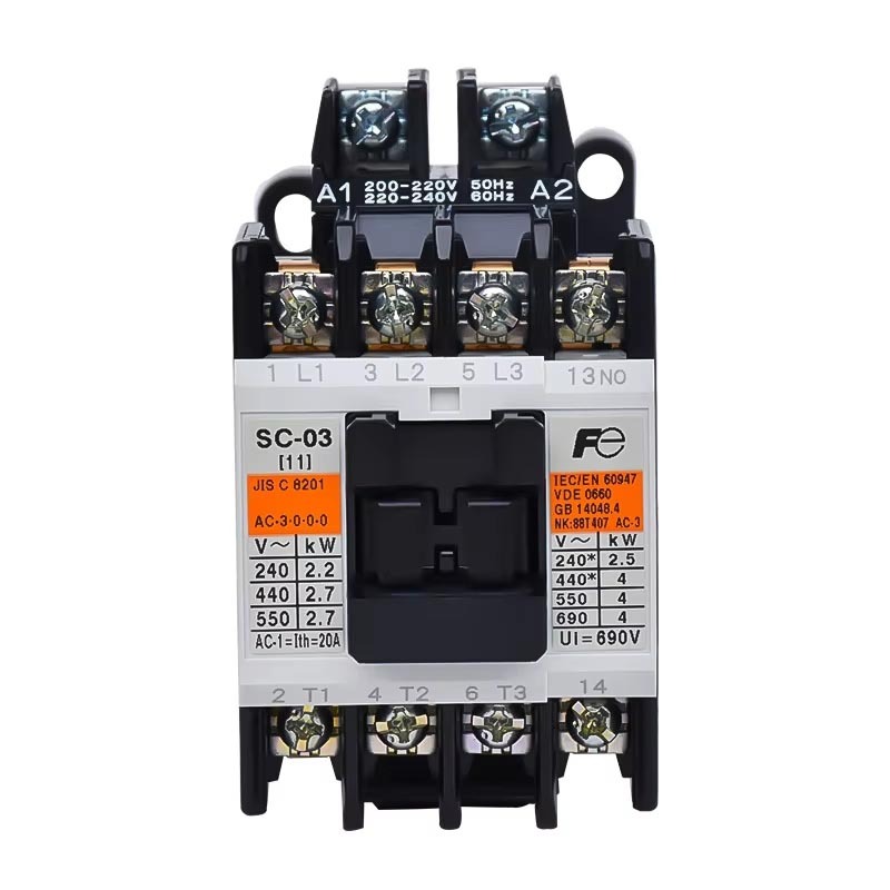 SC-03 , SC-0 , SC-05 , SC-4-0 , SC-4-1 , SC-5-1 , SC-N1 , SC-N2 , SC-N2S แมกเนติกคอนแทรคเตอร์ 24V 11