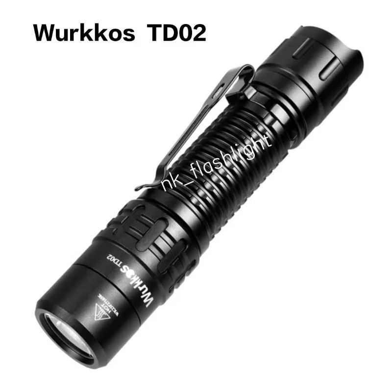 Wurkkos TD02 SST40 สว่าง2000ลูเมน ชาร์จUSB TYPE C (ไฟฉาย+แบตเตอรี่)