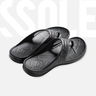 SSOLE Sandals- รองเท้าแตะใส่วิ่ง สี Black