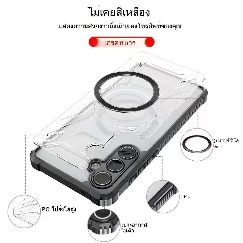 เร็ว1-2วัน case เคสมือถือชาร์จไร้สาย Samsung A07 A17A16 รูปที่ 7