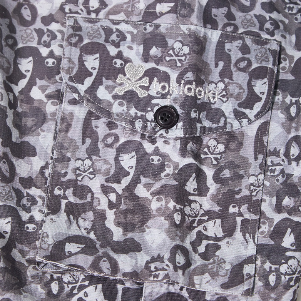 TOKIDOKI กางเกงคาร์โก้ ขายาว UENO UNDERGROUND ALL OVER PRINTED CARGO - รูปที่ 6