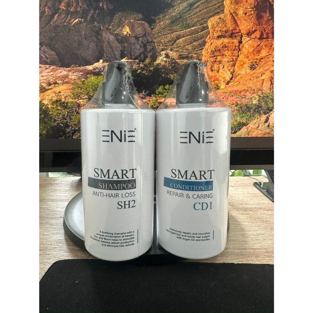 Enie Smart Shampoo Repair & Caring SH1/Anti-Hair Loss SH2/Conditioner Repair & Caring CD1 320 ml สำห