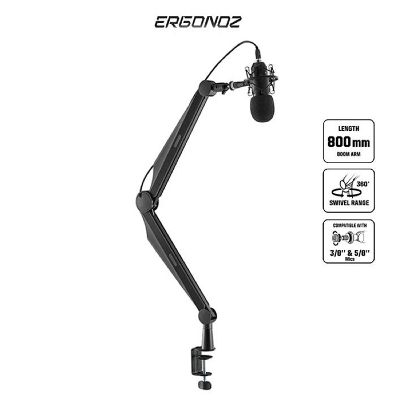 🛵มีส่งด่วน💨 ERGONOZ แขนจับไมค์ Octavia Series Microphone Boom Arm ขาตั้งไมค์ Monitor