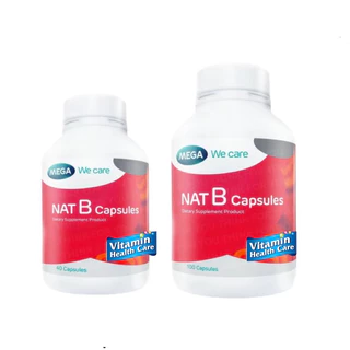 MEGA We Care แนทบี แคปซูล เมก้า วีแคร์ NAT B capsule บำรุงระบบสมองและระบบประสาท