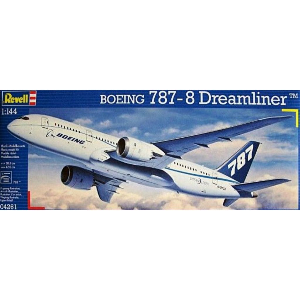 พลาสติก โมเดล ประกอบ REVELL สเกล 1/144 Boeing 787-8 Dreamliner (04261)