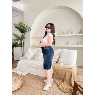 Acasey กางเกงยีนส์ผู้หญิง ขาสั้น 5ส่วน เรียบ รุ่น SUMMER SHORT🏖️ กางเกงสาวอวบ มี Bigsize