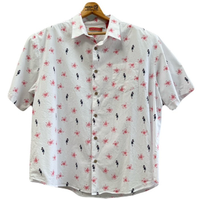 เสื้อฮาวาย อก54/ห20/ย30 Sales!! แบรนด์ Havanera 100%Cotton มือสอง (Z90)