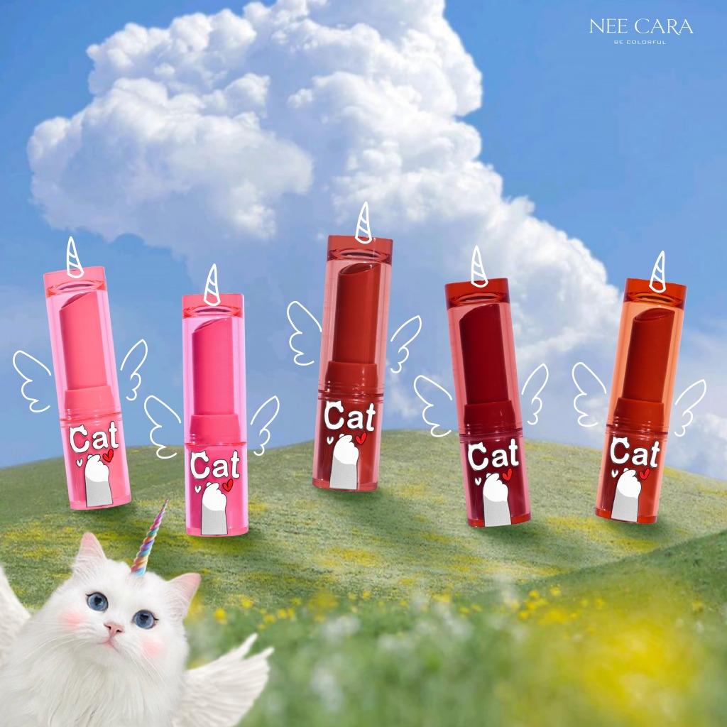 Nee Cara Cat Water Lipstick #NA4655 นีคาร่า แคท วอเทอร์ ลิปสติก