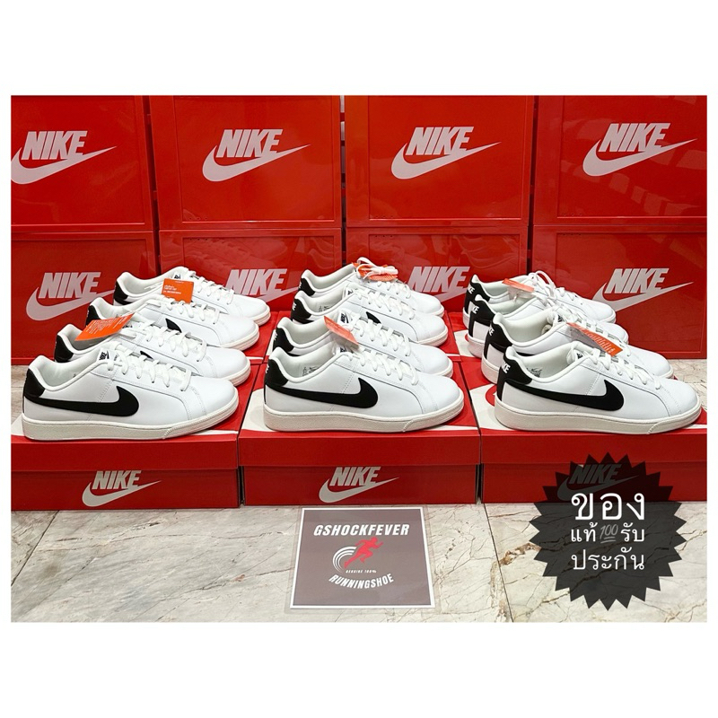 📌 รองเท้าลำลองผู้ชาย Nike Court Royale สีขาว/ดำ  ของใหม่ มือ1 แท้💯