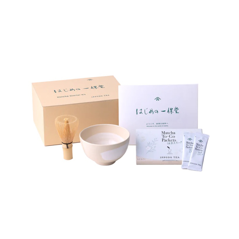 Hajime-no-Ippodo Matcha Starter Kit  เซ็ทพร้องชง บ้าน ippodo