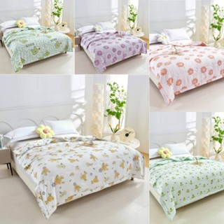 ผ้าห่มไหมเย็น คอลเลคชั่นใหม่  ขนาด6ฟุต เนื้อสัมผัสนุ่ม ห่มฟิ…