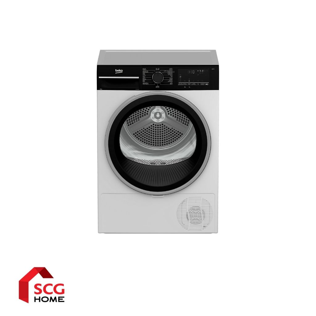 BEKO เครื่องอบผ้า รุ่น B3T4410W ความจุ 10 Kg. พร้อมบริการติดตั้ง