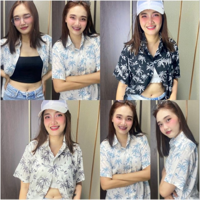 เสื้อฮาวาย เชิ้ต สงกรานต์ สปันนิ่มพริ้วใส่สบาย