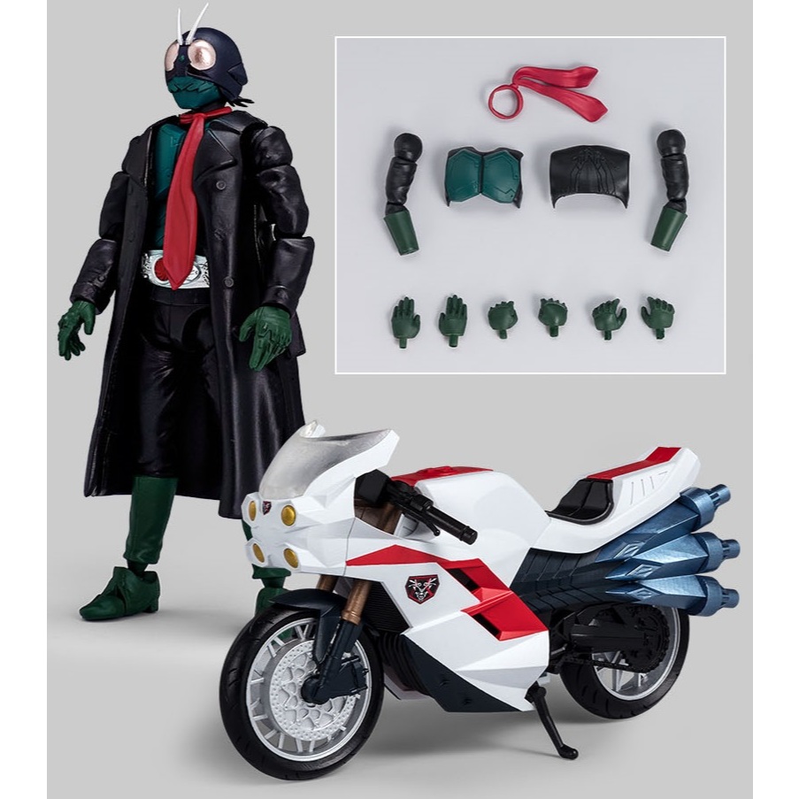 [Premium Bandai] Shodo XX Shin Kamen Rider V1 / V2 & The Cyclone