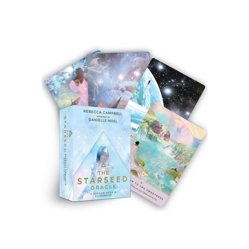 The Starseed Oracle : A 53-Card Deck and Guidebook 9781788172882 by Rebecca Campbell ไพ่แท้
