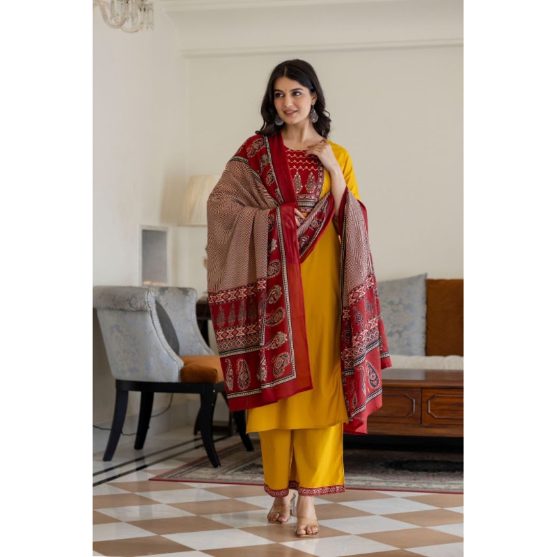 ((VIRA BRANDมีอก46)) ชุดดอินเดียนำเข้า สีพื้น (MADE IN INDIA))
