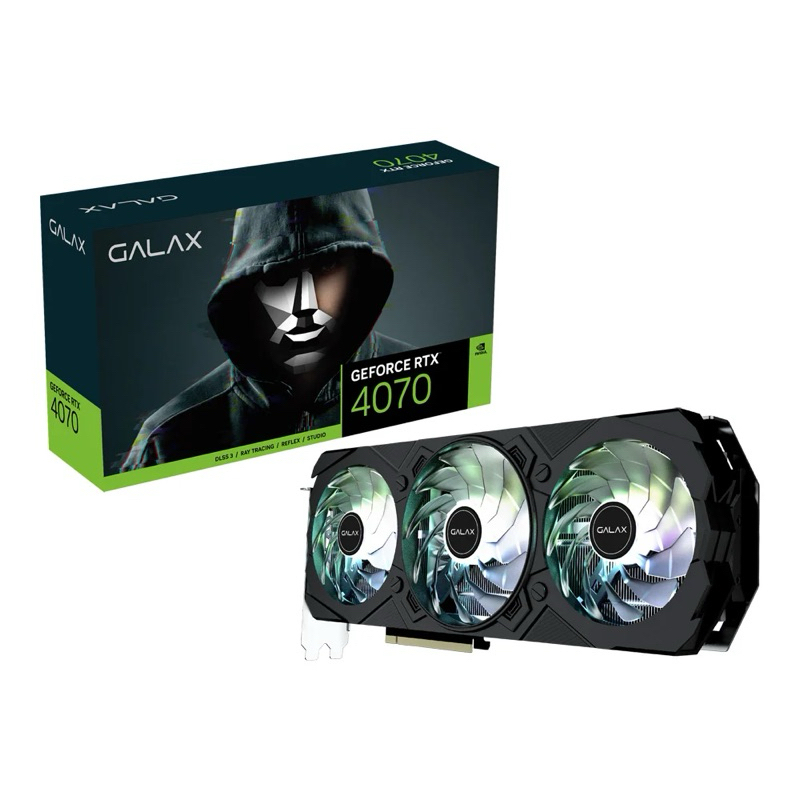 VGA GALAX RTX4070 EX GAMER 12GB (การ์ดจอมือสอง)