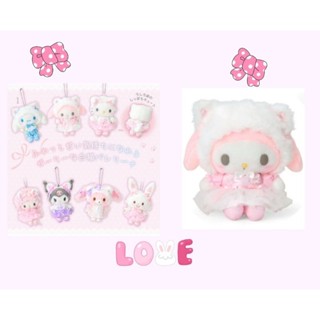 พวงกุญแจห้อยกระเป๋า Sanrio White Cat Ballerina