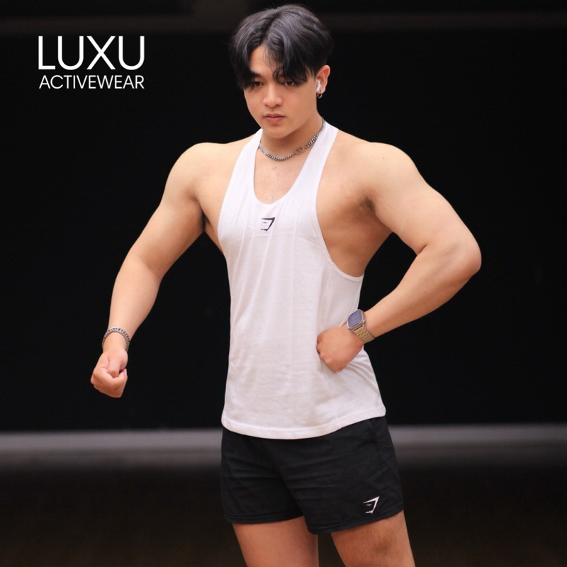 (พร้อมส่ง) GYMSHARK เสื้อกล้าม React Stringer ของแท้ 100%🇺🇸