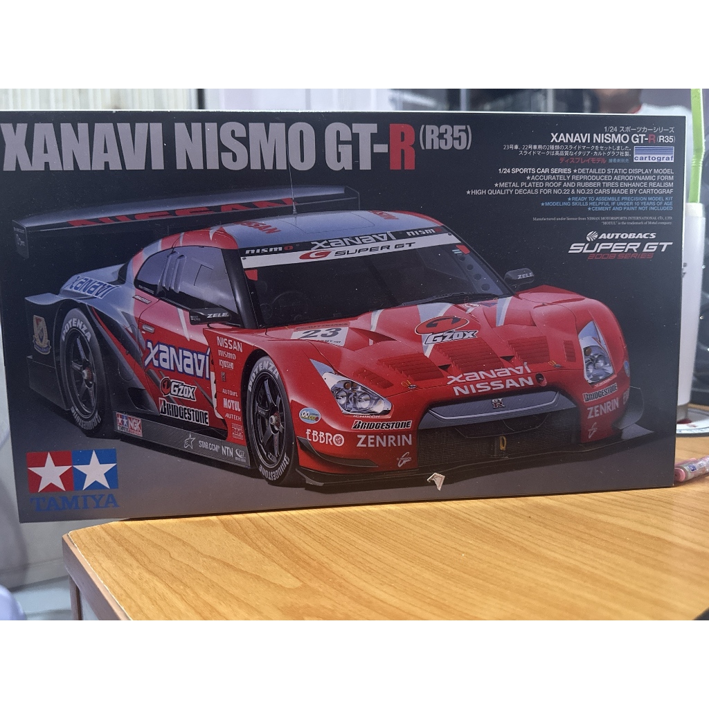 Tamiya 1/24 Xanavi Nismo GT-R R35. สินค้าหายากเลิกผลิต สภาพดีมากๆๆ