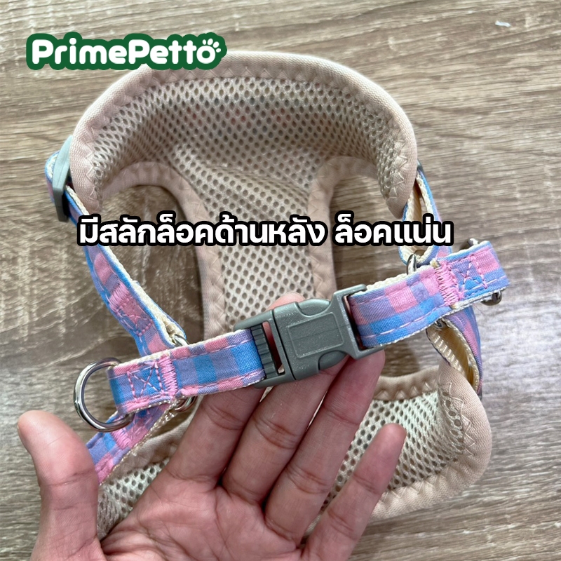 ได้ครบชุดพร้อมสายจูง สายจูงแมว สายรัดอกสุนัขพันธุ์เล็ก ผ่านิ่ม ลดการบาดผิว ใส่สบาย ระบายอากาศได้ดี รูปที่ 5