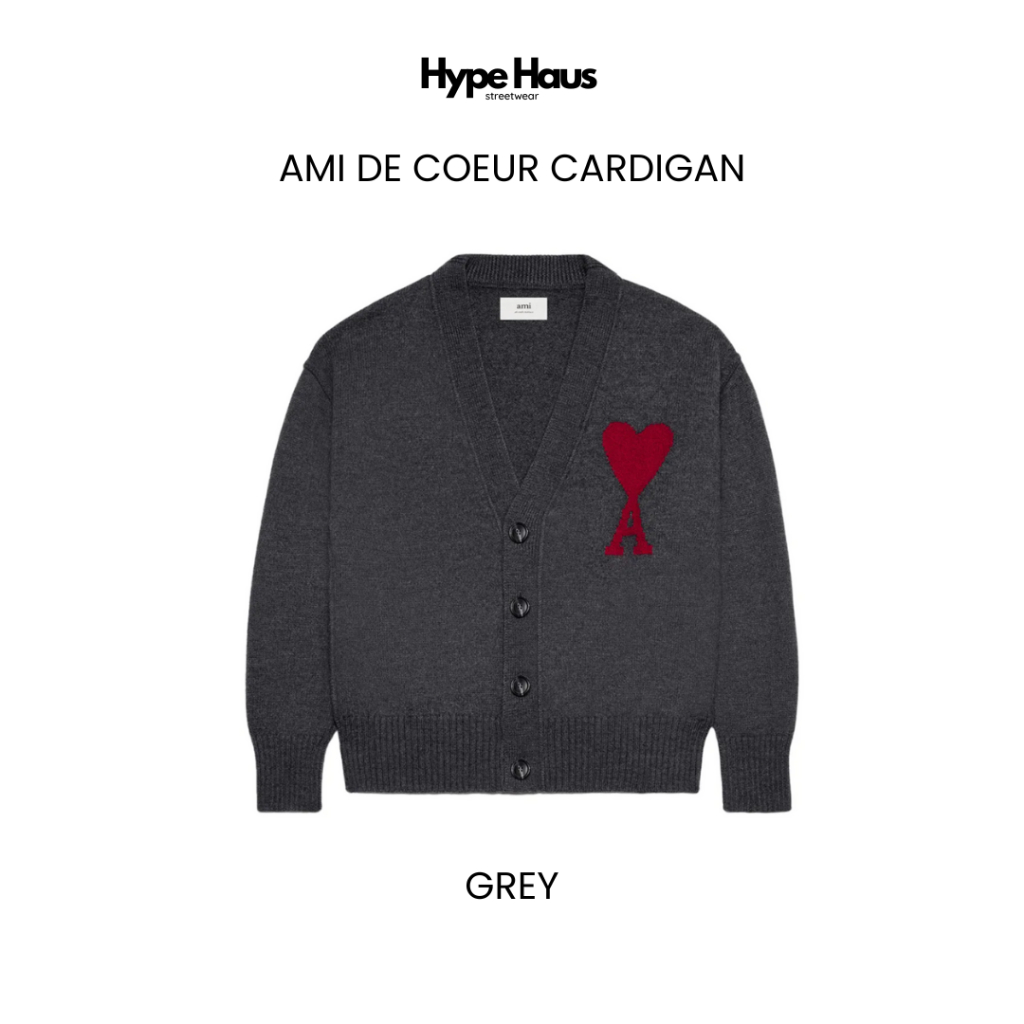 [พร้อมส่ง] Ami Paris - Ami de Coeur Cardigan
