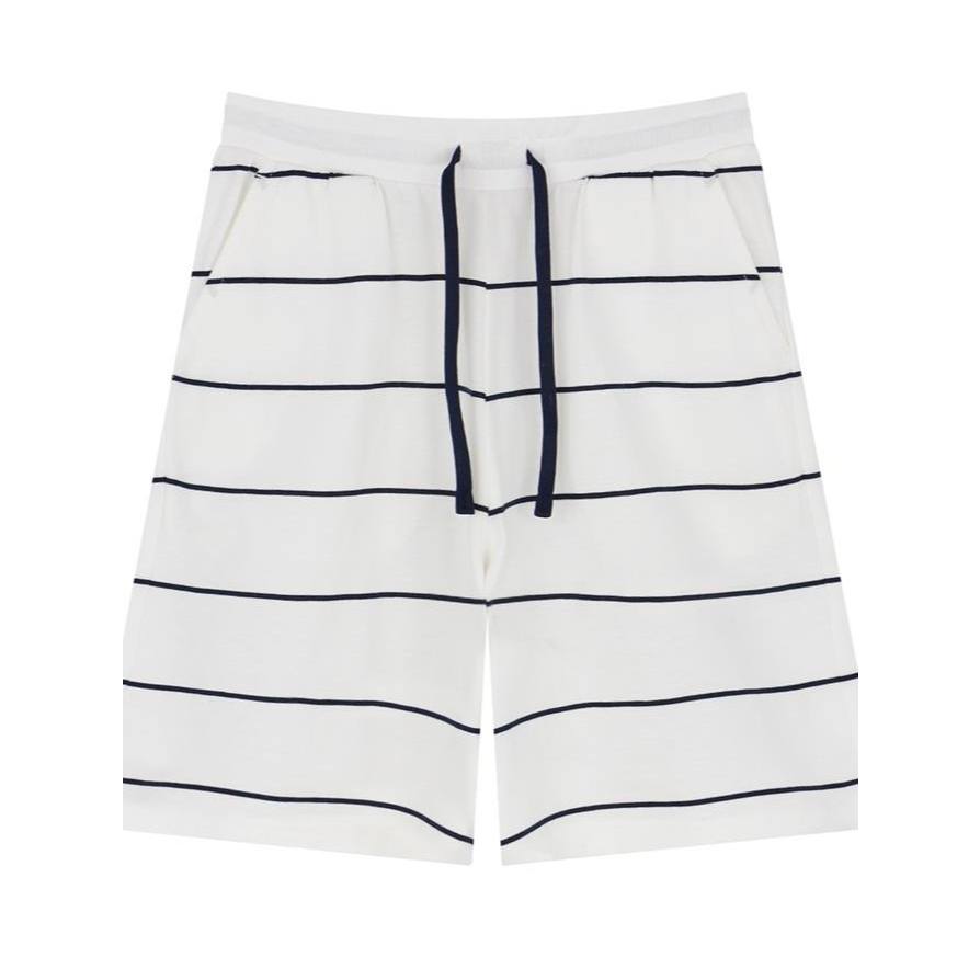 GIORDANO กางเกงเด็กขาสั้น Junior's Relaxed Stripe Shorts 03105201