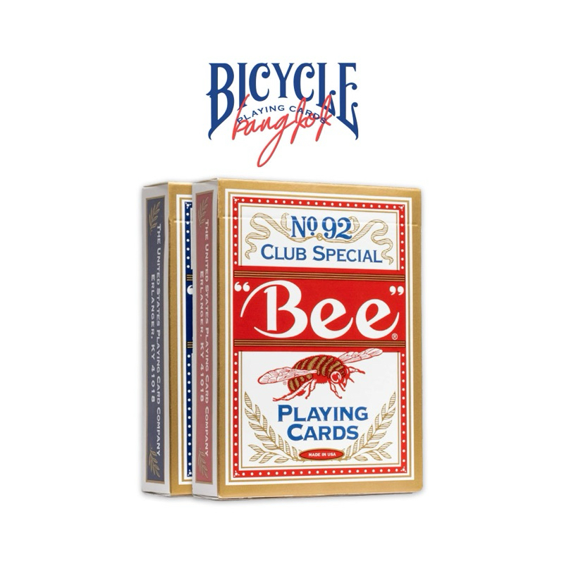 ไพ่ Bee No.92 Club Special (แท้) การ์ดสะสม อุปกรณ์มายากล