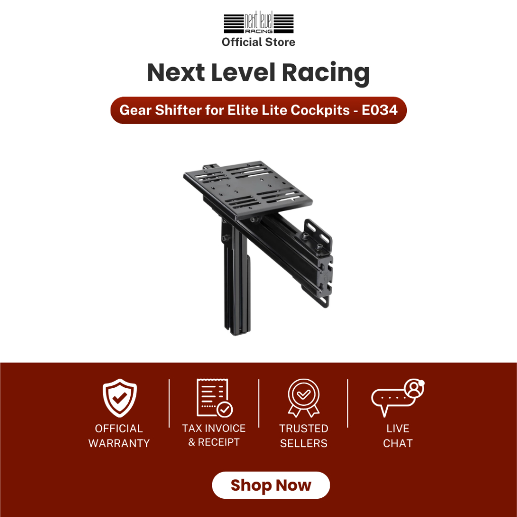 Next Level Racing Gear Shifter for Elite Lite Cockpits (NLR-E034) วางเกียร์เฉพาะรุ่น