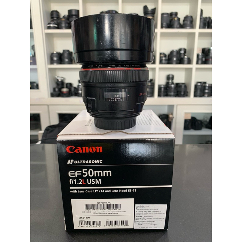 Canon EF 50 mm F1.2 📌อดีต0 ตัวหนังสือจาง