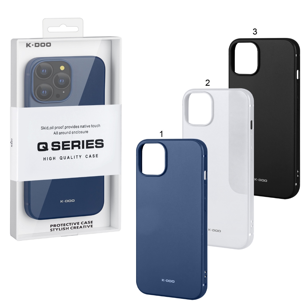K-Doo Q Series เคส TPU For iPhone 14 Pro Max / 14 Pro / 14 Plus / 14