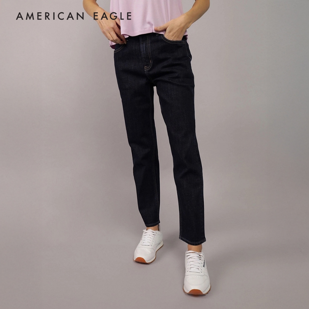 American Eagle Stretch Super High-Waisted Ankle Straight Jean กางเกง ยีนส์ ผู้หญิง แองเคิล สเตรท (WSV 043-5508-852)