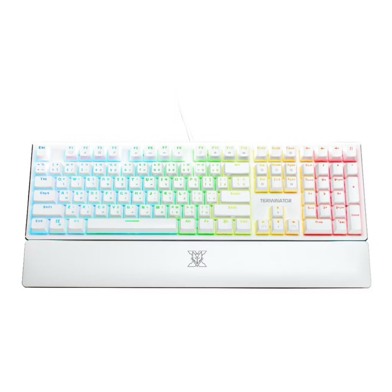 คีย์บอร์ดเกมมิ่ง Nubwo Gaming Keyboard Terminator X30 White (มือสอง)