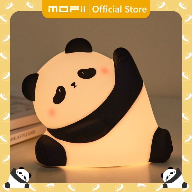 [ของแท้ รับประกันศูนย์ไทย]MOFii โคมไฟน่ารัก KANGFU PANDA แพนด้าอ้วนมาเล่นกังฟู ปรับแสงตั้งเวลาได้