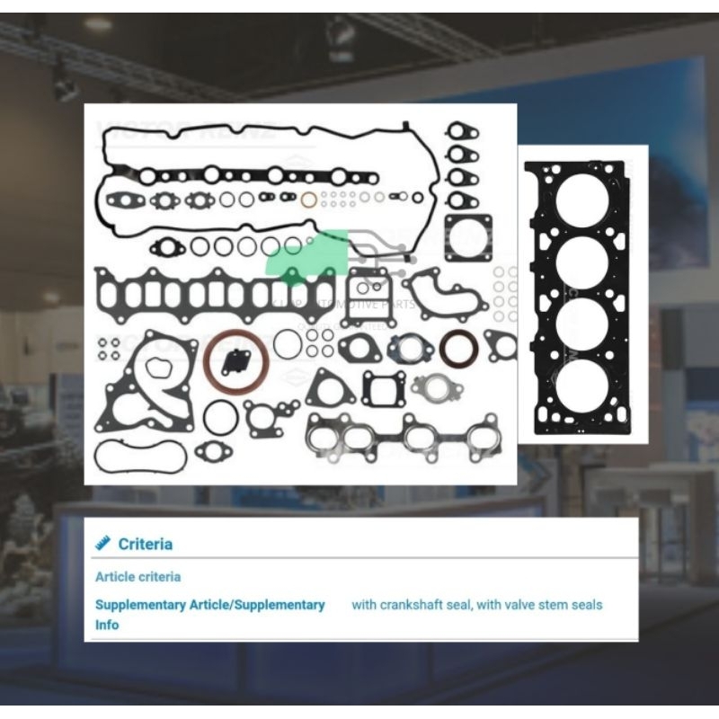 ประเก็นชุดใหญ่ (Victor Reinz เยอรมัน) Toyota Revo 2.4/2.8 1GD-FTV 2GD-FTV