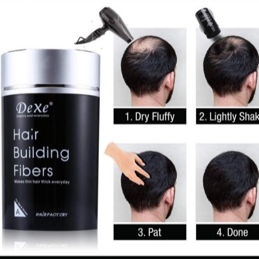 Dexe Hair buiiding fibers ผงไฟเบอร์เพิ่มวอลุ่มของผม