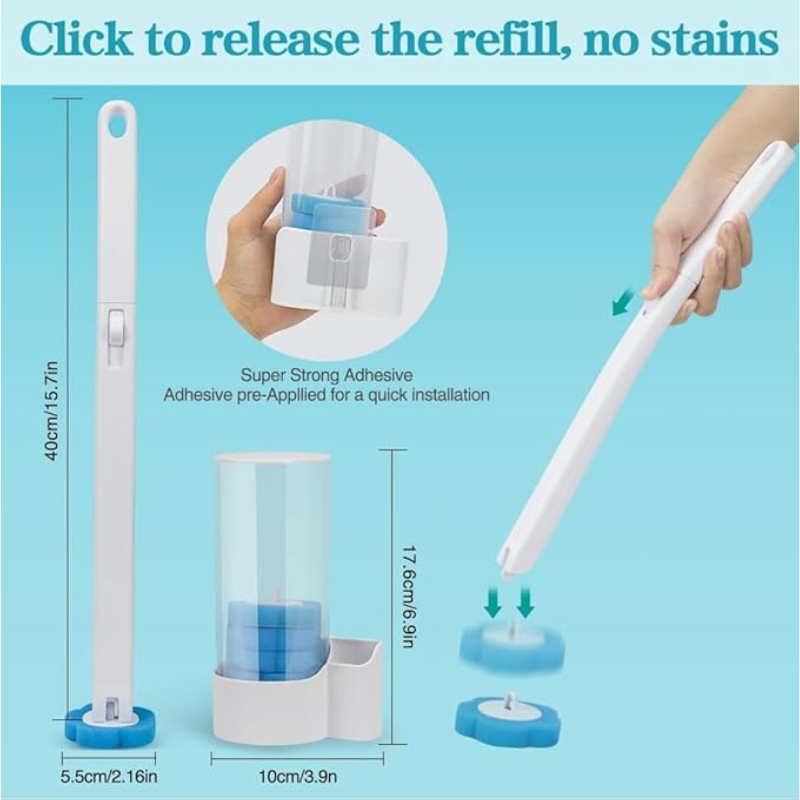 【พร้อมส่งจ้า】Toilet brushพร้อมขายึด อุปกรณ์ทำความสะอาดห้องน้ำ ขัดห้องน้ํา แปรงขัดห้องน้ำ
