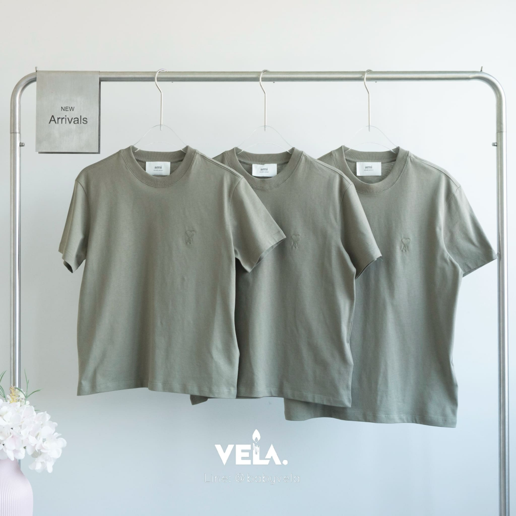 ❣️ พร้อมส่ง ❣️ Ami de Coeur T-shirt (Taupe) แท้💯%