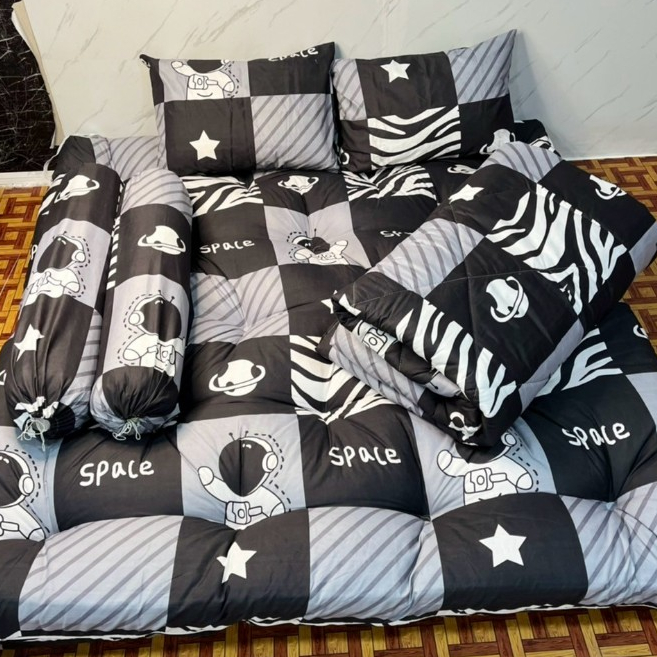 Combo set เซ็ตสุดคุ้ม ที่นอนท็อปเปอร์ ครบชุด6ชิ้น ลายการ์ตูน - รูปที่ 6